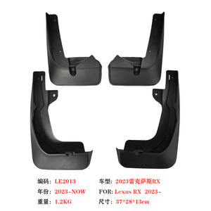 Garde-boue Lexus Rx Noir en Matériau PPTPR 31,5x26,5x13,5 cm Style Sportif pour Modèles 2023-2026 - Product Image 3