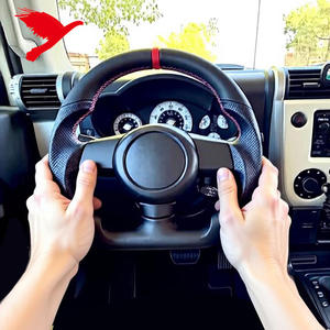 Accessoires intérieurs de voiture, volant en cuir microfibre de remplacement pour Toyota FJ <span class=keywords><strong>Cruiser</strong></span> 2006-2022 - Product Image 3
