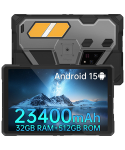 แท็บเล็ต Unihertz Tank Pad E Projection Rugged 5G |   แบตเตอรี่ขนาดใหญ่ 23400mAh 32GB+512GB แท็บเล็ตพีซีระบบ Android 15 สำหรับอุตสาหกรรม ผลิตในจีน - Product Image 4