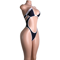 Vêtements de performance pour femmes, combinaison une pièce exotique, tenues de scène et de club, lingerie sexy, soutien-gorge, string, vêtements de danse de strip-tease, vêtements de créateur