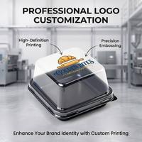 Boîtes d'emballage pour desserts en plastique PET écologiques personnalisées, procédé de thermoformage, couleur et forme personnalisées, service OEM/ODM, logo personnalisé SUBANG