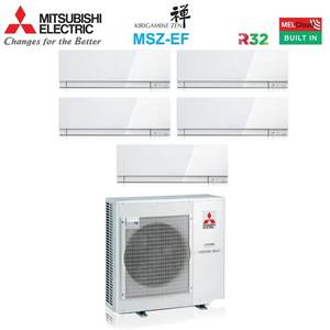 Climatizador y acondicionador de aire Mitsubishi Electric Penta Split Inverter serie KIRIGAMINE ZEN WHITE 2017, 7 + 9 + 12 + 15 + 15 + 15, con MXZ-5F - Product Image 4
