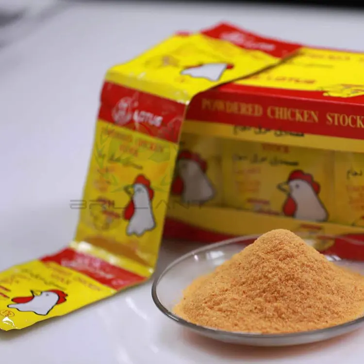 Poudre d'assaisonnement à saveur de poulet jaune Bouillon de foie de poulet de qualité alimentaire