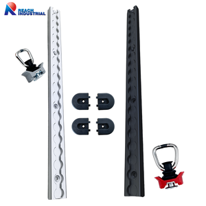 <span class=keywords><strong>Rail</strong></span> de fixation de cargaison en aluminium en forme de L de 50 cm, pré-percé, pour le contrôle de la cargaison sur camions, remorques et fourgons - Product Image 3