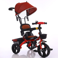 Poussette pas chère en gros 4 en 1, tricycle pour bébé, tricycle à pousser pour enfants, tricycle pour enfants homologué CE, tricycle à 3 roues, vélo pour bébé fabriqué en Chine