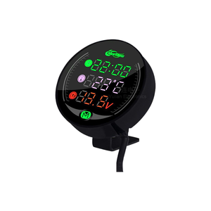 Instrument de modification de <span class=keywords><strong>moto</strong></span> 9 24V LED Vision nocturne 5 en 1 montre <span class=keywords><strong>thermomètre</strong></span> voltmètre jauge de température d'eau tension - Product Image 4