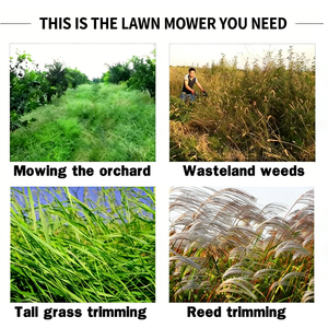 Tondeuse autoportée de jardin 212cc essence, largeur de coupe 80-120cm, hauteur de coupe 1-8cm pour pelouse de parc - Product Image 6