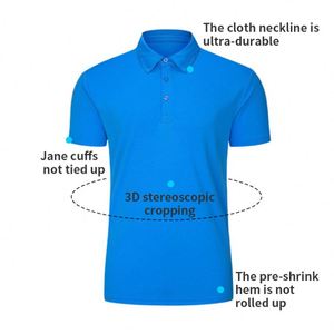 Nouveaux polos de travail à manches courtes pour hommes et femmes pour l'été, vêtements de bureau pour entreprises - Product Image 2