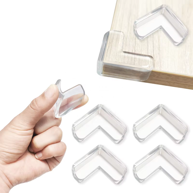 Baby Safety Corner Guards Clear Corner Protectors Adhesive Baby Proof Corner Guards