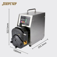 Untuk JIHPUMP AC 100V/220V/240V dioperasikan dengan tangan pompa peristaltik cairan kental industri aliran besar 13.2L/min AC