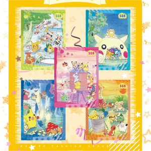 Cartes de jeu de table familiales DW, motif anime dessiné à la main, <span class=keywords><strong>en</strong></span> PVC, impression couleur, coffret cadeau - Product Image 2