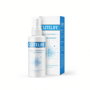 Cutelife Zinc Oxide <b>Moisturizer</b> 100mL with Hyaluronic Acid Soothing Dermopurifying Protective Body <b>Spray</b> - Product Image 2