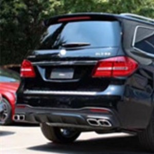 Kit de Difusor de Parachoques Trasero de Fibra de Carbono para Mercedes-Benz X166 GLS63 AMG - Product Image 4