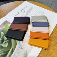 Dompet Kompatibel dengan MagSafe Bahan PU Penyimpanan 3 Kartu untuk iPhone Seri 16/15/14/13/12/11