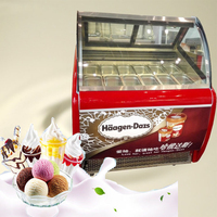 Vitrine Réfrigérée Commerciale pour Glaces et Sorbets avec Garantie de Satisfaction – Congélateur à Popsicles et Vitrine Réfrigérée pour Gelato