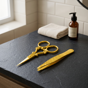 Ensemble professionnel de ciseaux de broderie multi-usages en acier inoxydable doré avec pinces, outils de beauté à lame tranchante pour la vente en gros - Product Image 2