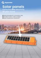 Localisateur solaire Skywonder à forte aspiration magnétique 4g Y8 prend en charge la détection anti-altération Hall et le point de détection des gouttes d'eau