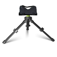 OEM Hauteur réglable 360° °   Mini trépied court en aluminium à tête rotative pour la chasse et le tir