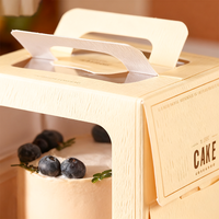 Vente en gros personnalisée de boîtes à gâteaux uniques de 6 pouces, adaptées aux anniversaires, aux fêtes de cadeaux Autres boîtes à gâteaux usagées en gros