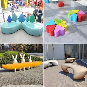 Chaise de loisirs extérieure personnalisée du Guangdong, au design élégant, pour centre commercial, parc, jardin et lieux publics d'attente - Product Image 4