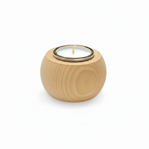 ชามเทียนหอมไม้ธรรมชาติทำจาก100% - Product Image 1