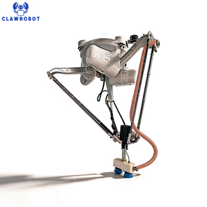 Robot Delta CLAWROBOT de 4 Ejes y 8 kg, Línea de Cinta Transportadora de Gran Alcance de 1400 mm para Clasificación de Carga Pesada, Recolección y Empaquetado de Alta Velocidad, CE - Product Image 1