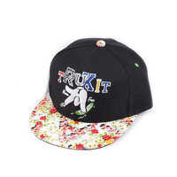 Casquette Snapback à Visière Plate de Haute Qualité avec Motif Floral Imprimé, Logo Brodé Personnalisé, Casquette de Baseball, Gorras
