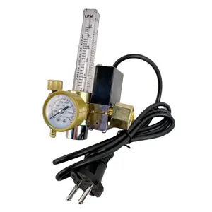 Vollkupfer-Durchflussmeter mit guter Qualität CO2-Gasregler mit Solenoidventilsteuerung