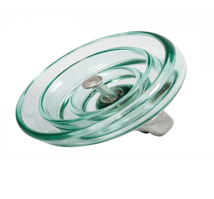 U300 Chất lượng cao Đĩa treo cứng cách điện thủy tinh khí động học với lớp kẽm điện áp cao - Product Image 2