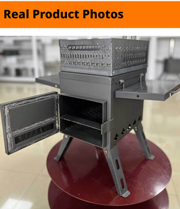 WillowyBe Portable Camping Wood Stove Outdoor Sauna Hot Tent <strong>Rocket</strong> Stove <strong>Heater</strong> for Climbing and Dry Sauna with Friends - Product Image 3