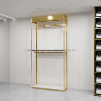 Étagères réglables porte-vêtements en métal robuste porte-vêtements forme simple moderne support de hall sur pied