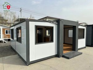 20FT เฮ้าส์คอนเทนเนอร์แบบพกพาขยายได้40ft บ้านตามสั่งบ้านพับประกอบง่าย