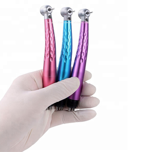 Màu Nha Khoa 3 Điểm Phun Nước Phẫu Thuật Tay Khoan LED Sợi Quang Tuabin Không Khí Tốc Độ Cao Tay Khoan Contra Góc 2/4 Lỗ - Product Image 3