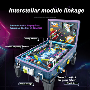 Guly 60526 Máy Trò Chơi Loạt Pinball Bảng Mô Hình Đồ Chơi Moc Câu Đố Gạch Khối Bộ Dụng Cụ Cho Bé Món Quà Giáng Sinh Xây Dựng Khối Bộ - Product Image 6