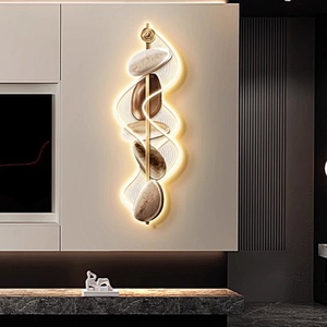 Venta Directa de Fábrica, Arte Decorativo para Paisajes, Impresión UV, Decoración del Hogar, Pintura Acrílica, Arte Mural con Luces LED - Product Image 2