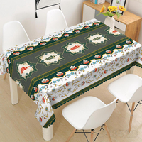 Nappe en PVC à motif géométrique unique, anti-salissure, résistante à l'usure, personnalisable, en rouleau