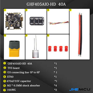 Hot Sales JHEMCU Betaflight F405 Osd Flight Controller 40A Esc Pwm Dshot600 2-6S GHF405AIO-HD Toothpick Rc <b>Racing</b> <b>Drone</b> - Product Image 5