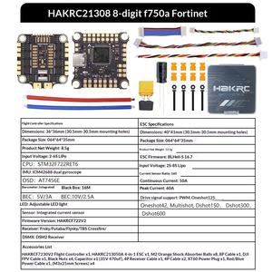 F722 50A 6S 4-in-1 ESC Fly <b>Tower</b> Dual Gyro for FPV Racing Drone - Product Image 3