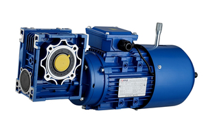Ba giai đoạn 180 Wát DC electromangnetic-phanh động cơ điện với nmrv050 63b5 mặt bích Worm Reducer Tích hợp động cơ giảm tốc - Product Image 2