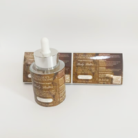 Étiquettes cosmétiques brillantes imperméables personnalisées, parfum, rouge à lèvres, soins de la peau, dentifrice, étiquette privée, emballage en vinyle adhésif en rouleau