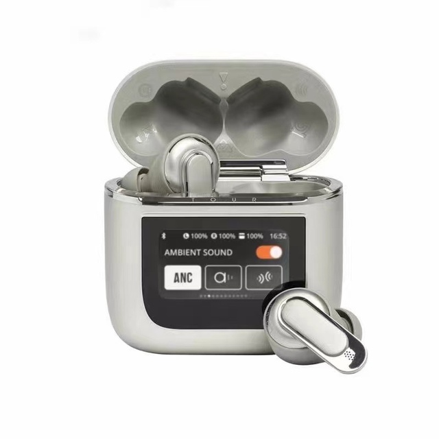 ANC True Wireless Earphones Noise Cancelling Headphones Touchable Smart LED Screen Sports Waterproof Earbuds
