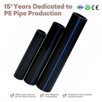 Tuyaux de plomberie haute pression en PEHD, haute résistance, résistants aux intempéries, sans excavation, 355 mm pour drainage par siphon