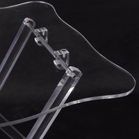 Nouvelle table basse pliante en acrylique convertible et extensible, style arabe moderne, écologique, taille personnalisable, mobilier de maison, en promotion