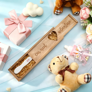 Caja de Regalo para Prueba de Embarazo, Caja de Recuerdos para Anuncio de Embarazo, Ideas Sorpresa para Revelación del Sexo del Bebé, Soporte para Prueba de Embarazo - Product Image 2