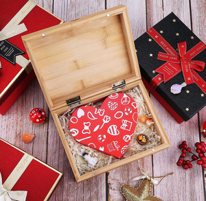 Tốt Nhất Bán Tre Kết Cấu Tự Nhiên Thủ Công Mỹ Nghệ Thuật Và Tự Làm Sở Thích Trang Trí Hộp Và Nhà Lưu Trữ Bằng Gỗ Lưu Niệm Hộp Quà Tặng - Product Image 5