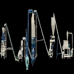 Turnkey <b>Feed</b> <b>Pellet</b> Production Line 3-5T/H Automatic Livestock Poultry <b>Feed</b> Mill Plant with PLC Control System for Pig Cattle - Product Image 1