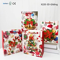 Sac en papier pliable classique et écologique avec ruban, couleurs personnalisées pour les cadeaux de mariage et de Noël, accessoires pour bougies