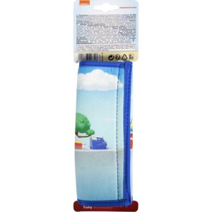 Cuscino per cintura di sicurezza da viaggio per bambino, morbido, per auto, blu - Product Image 5