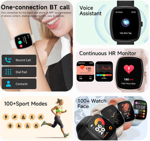 DENIXI Nuovo Modello 2025 T69 Smartwatch - Monitoraggio Frequenza Cardiaca e Sonno, Chiamate Bluetooth, Orologio Fitness per Uomo e Donna - Product Image 5