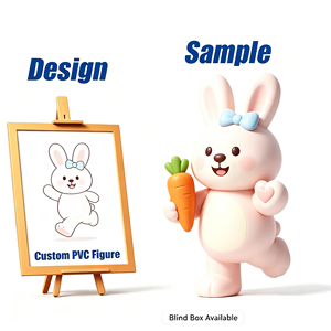 Statuette Decorative 3D di Coniglietti, Giocattoli in PVC Morbido, Kawaii ed Ecologici, Marca DIHUA, Scatola Sorpresa Promozionale - Product Image 1